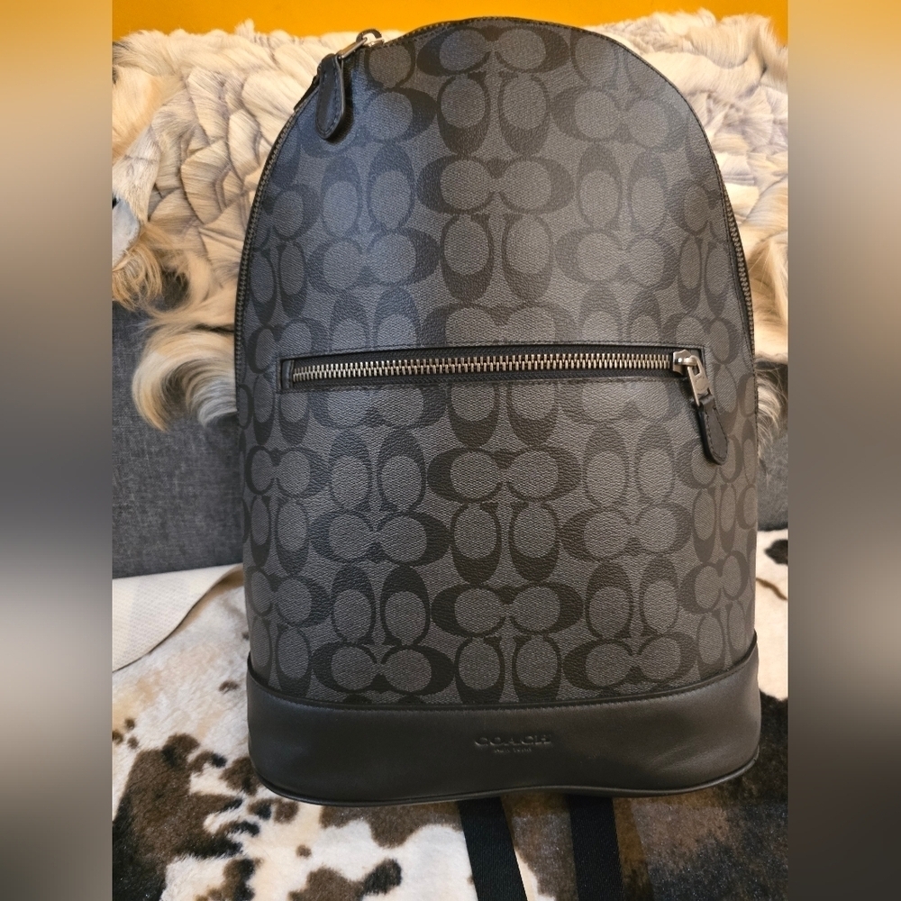 Coach Black Backpack